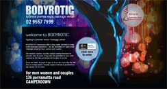 Desktop Screenshot of bodyrotic.com.au