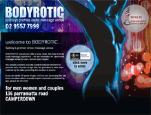 Tablet Screenshot of bodyrotic.com.au